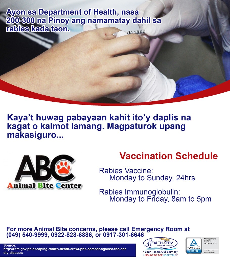 Animal Bite Center – HealthServ Los Baños Medical Center